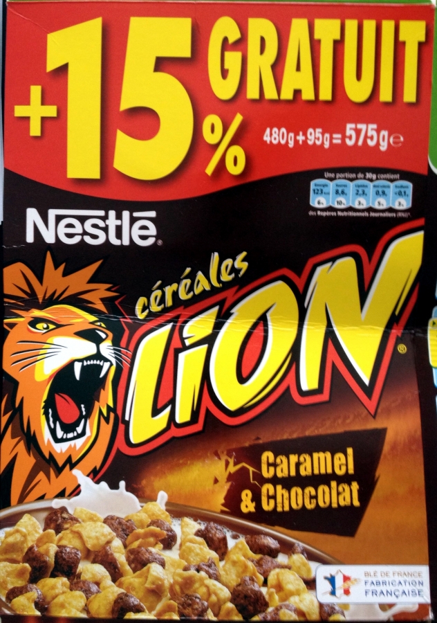 NESTLE Cereal.lion nestle 480g+15%grt
