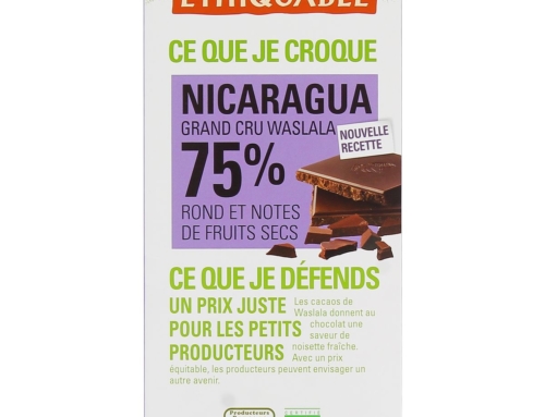 ETHICABLE Choc.nr 75%cacao nica.eth.100g